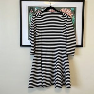Broome Street by Kate Spade striped ponte skater dress